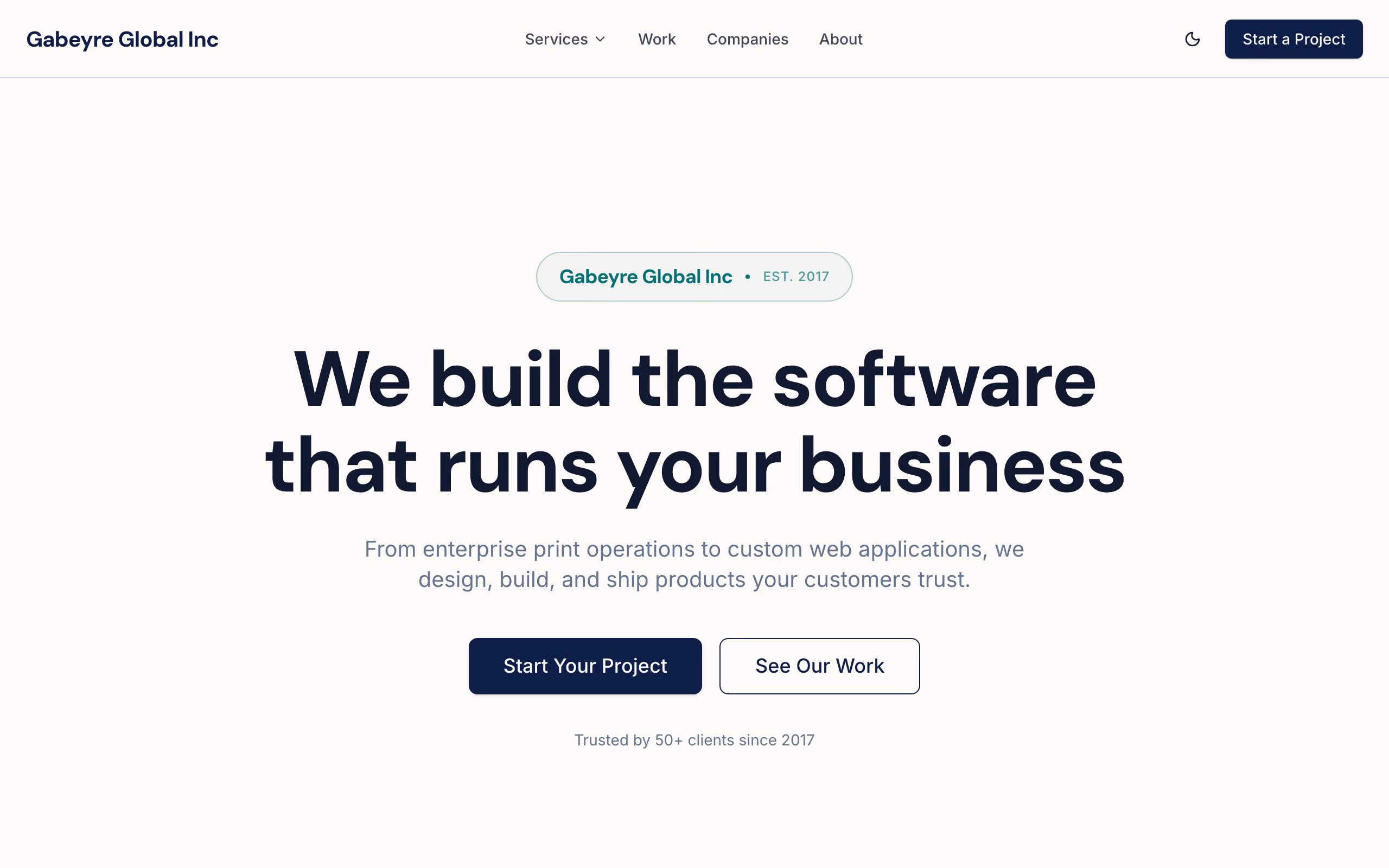 Gabeyre Global Inc